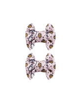 Milk and Cookies Bow Clips